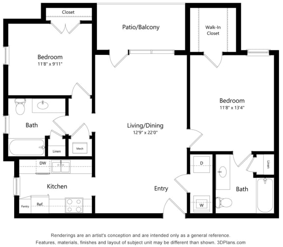 Floor Plans of Swiss View Apartments in Nashville, TN